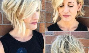 Short Messy Haircut, Short Messy Layered Stacked