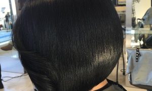 Black Angled Bob