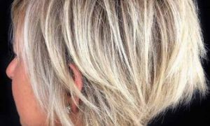 Blonde Color Side Swept Texturized Haircuts #shorthairstyles #shorthair #hairstyles #bobhairstyles #blondehair