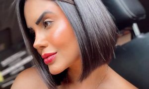 straight bob hairstyle